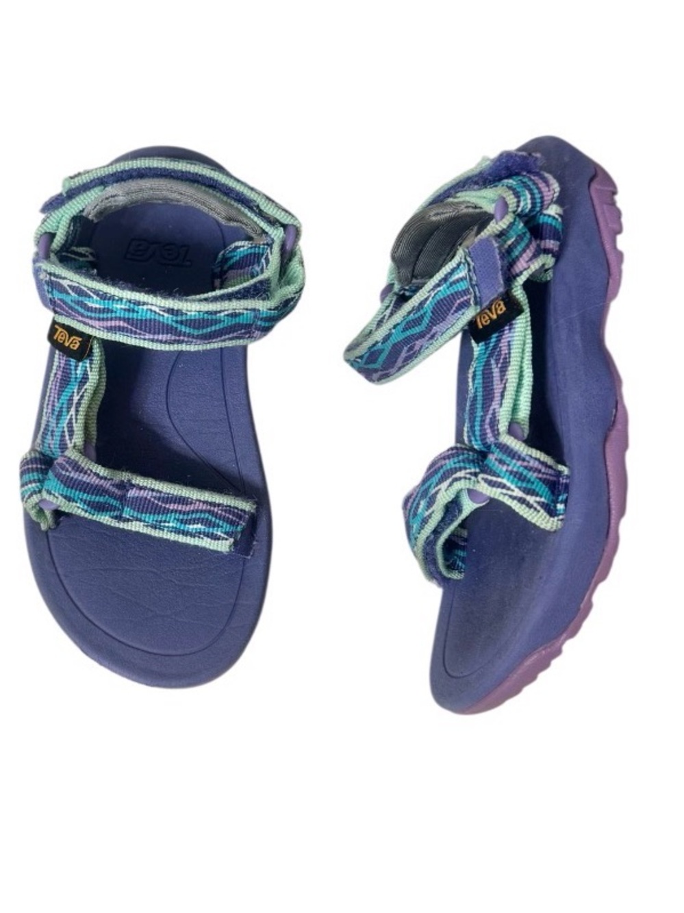 TEVA Hurricane XLT2  purple sandals girl’s shoes size 8 - Picture 5 of 17